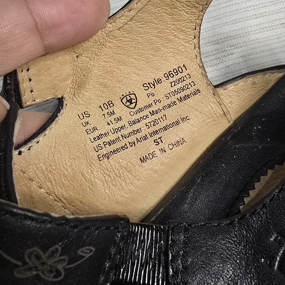 Ariat Black Sandals - Picture 6 of 6